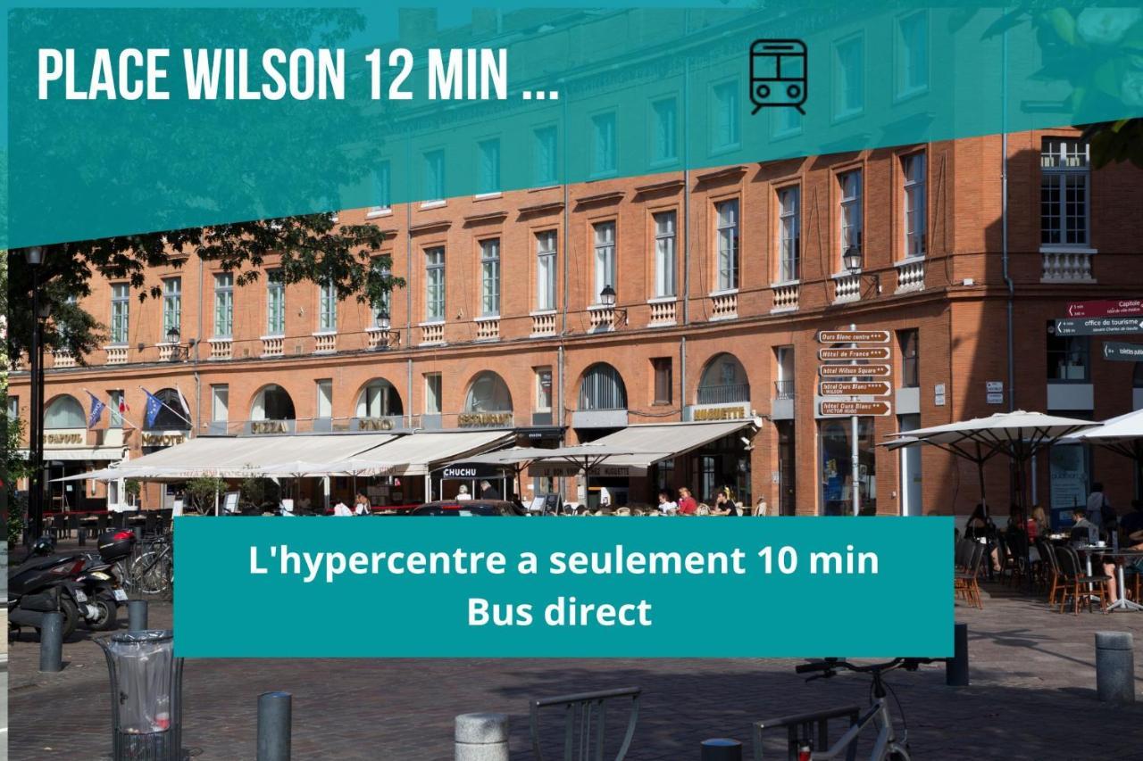 Апартаменты Le Rosier - 7 Deniers - Proche Airbus - Bus Direct Centre Тулуза Экстерьер фото